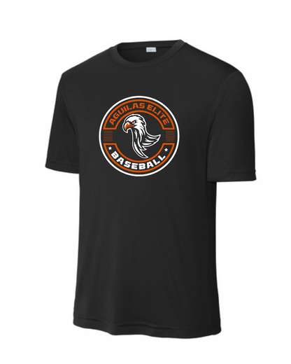 Aguilas Elite- Aguilas Baseball Performance Tee- Black