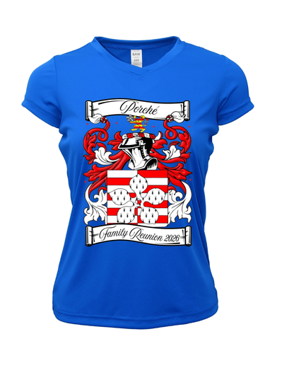 Porche Family Reunion- Ladies Performance Vneck Tee