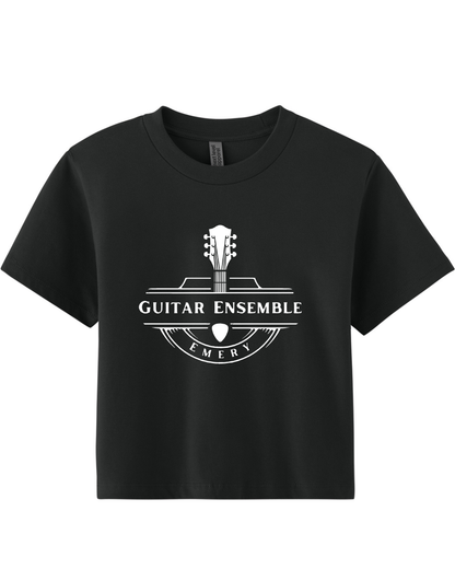 Emery Weiner Guitar Ensemble- Ladies Heavyweight Boxy Crop Tee