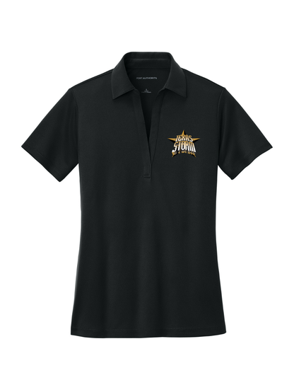 Texas Storm Coaches- Embroidered Logo Ladies Performance Polo