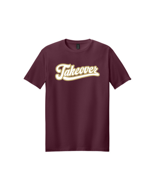 Cat Takeover - Cursive Takeover Cotton Tee Shirt