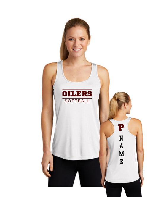 PHS Softball- Oiler Softball Racerback Tank Top