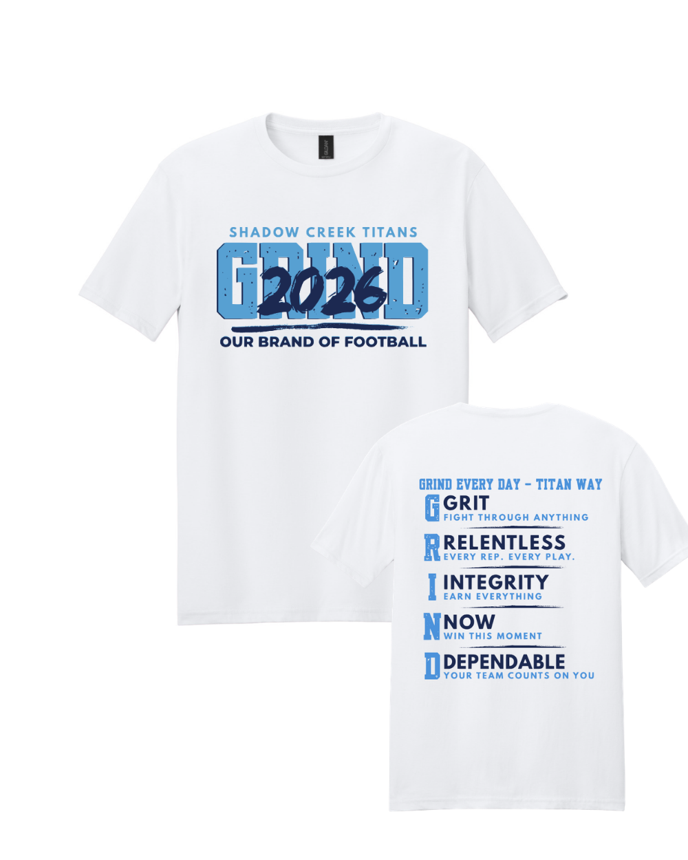 Shadow Creek Titans- Titans Grind 2026  Cotton Tee