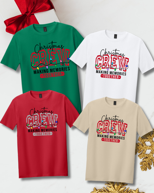 Gift- Family Matching tee - Christmas Crew 2025