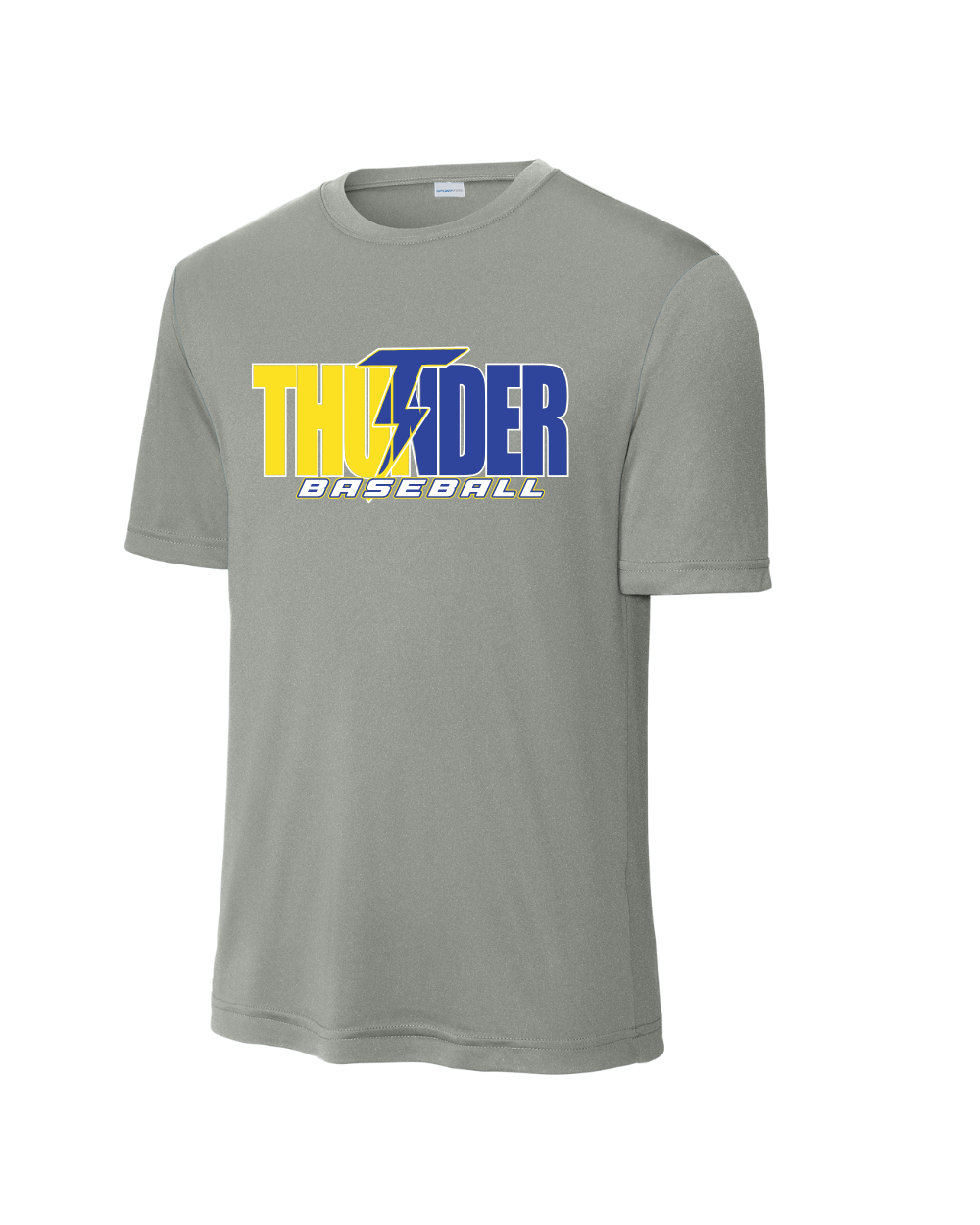 Thunder Baseball- Split Thunder Baseball Short Sleeve Performance Tee