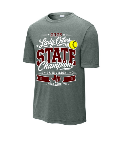 PHS Softball-State Championships Performance Short Sleeve Tee