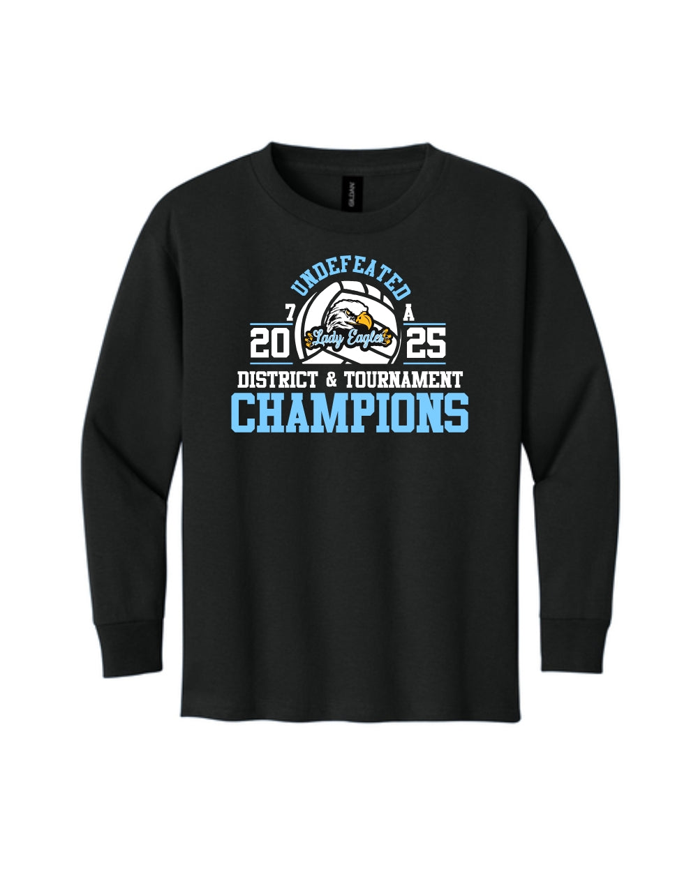 McNair Volleyball - 7A Undefeated District & Tournament Champions Cotton Long Sleeve