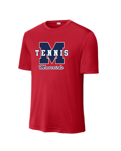 Manvel Tennis-  Mavericks Tennis Short Sleeve Performance Tee