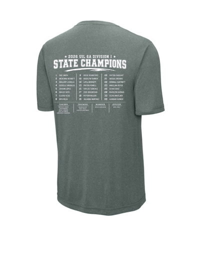 PHS Softball-State Championships Performance Short Sleeve Tee
