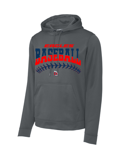 Dawson Baseball Eagle Logo Performance Hoodie
