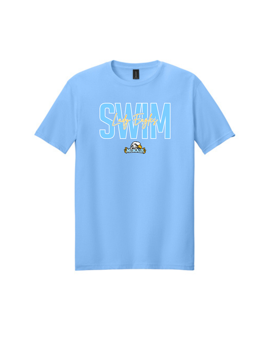 McNair Jr High - Lady Eagles Swim Cotton Tee Shirt
