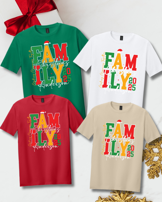 Gift- Family Matching tee - Family 2025