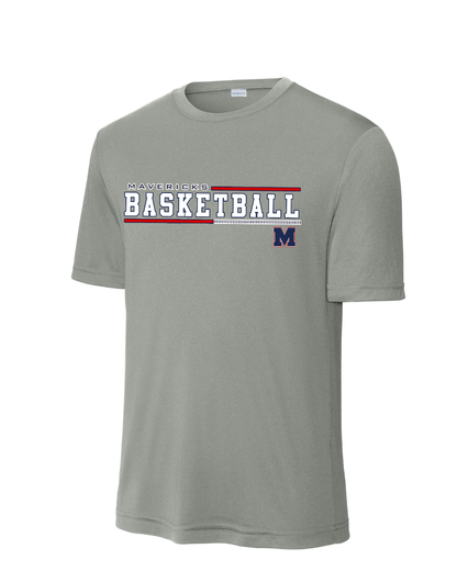 Manvel Basketball- Mavericks Basketball Short Sleeve Performance Tee