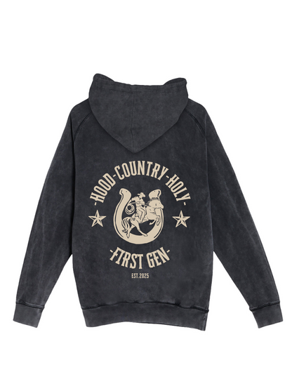 First Gen- Vintage Hood, Country, Holy Hoodie