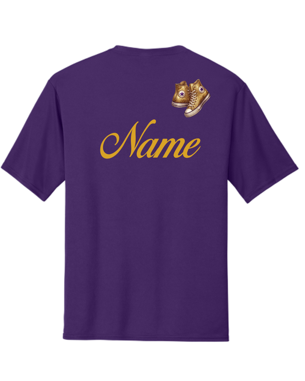 Step into the Rhythm-  Purple Dancer Performance Tee