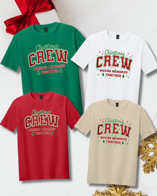Gift- Family Matching tee - Shimmer Christmas Grew Making Memories Together
