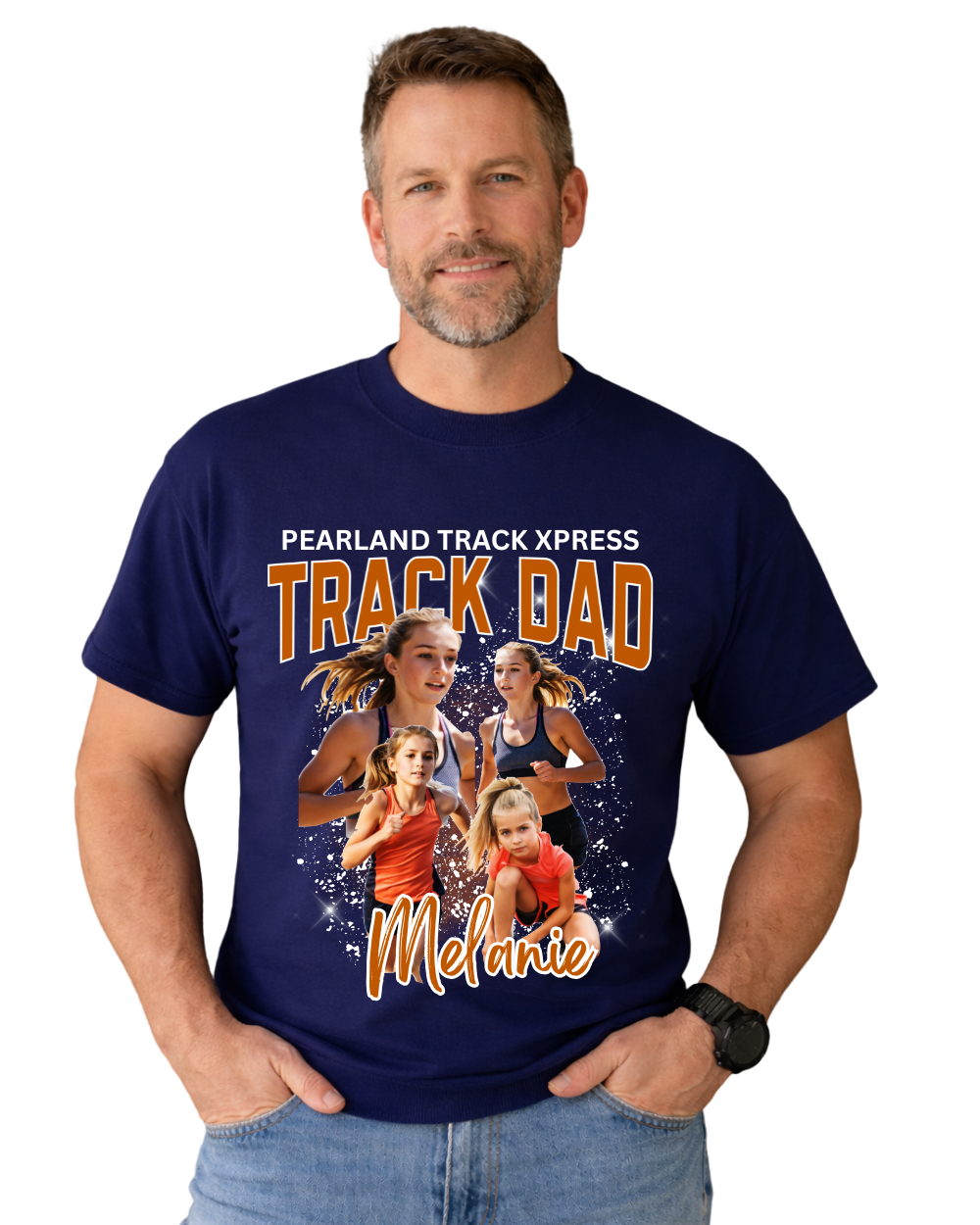 PTX-Pearland Track Express Custom Photo Tee