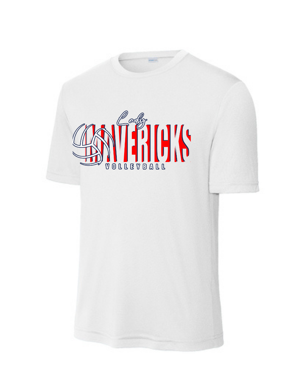 Manvel Volleyball-  Lady Mavericks Short Sleeve Performance Tee