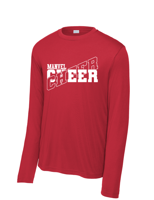 Manvel Cheer -  Manvel Cheer Long Sleeve Performance Tee