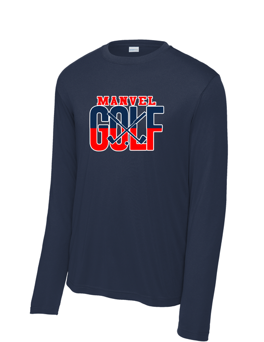Manvel Golf - Manvel Golf Long Sleeve Performance Tee