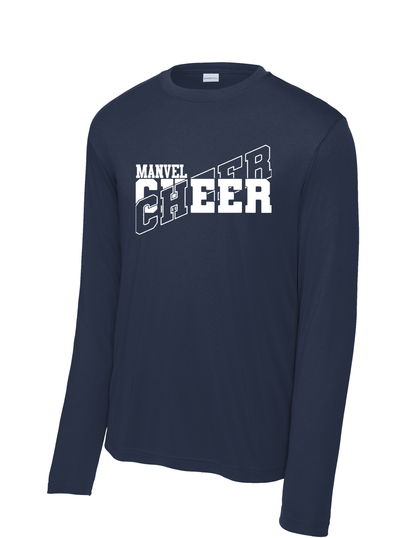 Manvel Cheer -  Manvel Cheer Long Sleeve Performance Tee