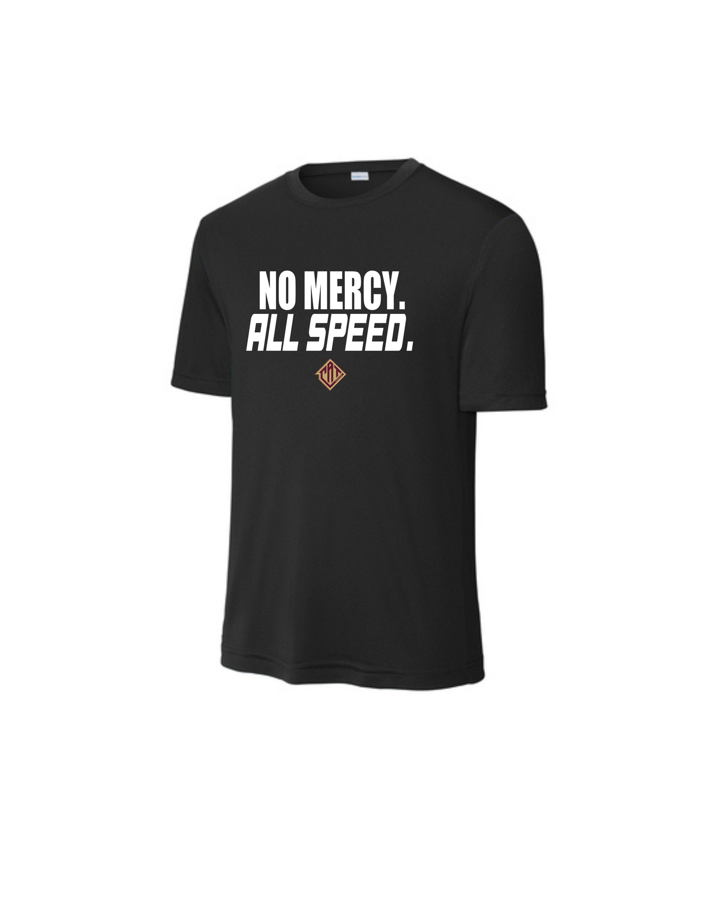 CAT Takeover- Performance Short Sleeve Tee- No Mercy. All Speed.