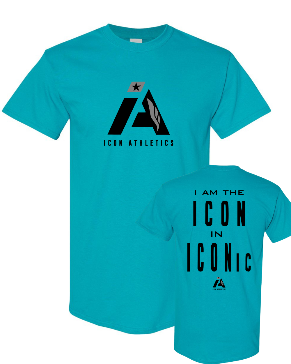 Icon Athletics- Iconic Cotton Tee- Teal