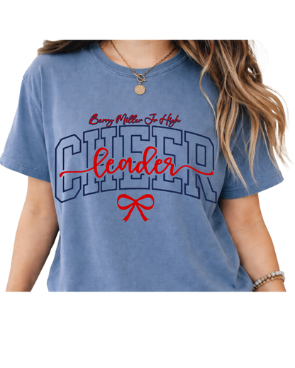 Berry Miller Cheer- Berry Miller Jr High Cheer Custom Script Comfort Colors Tee