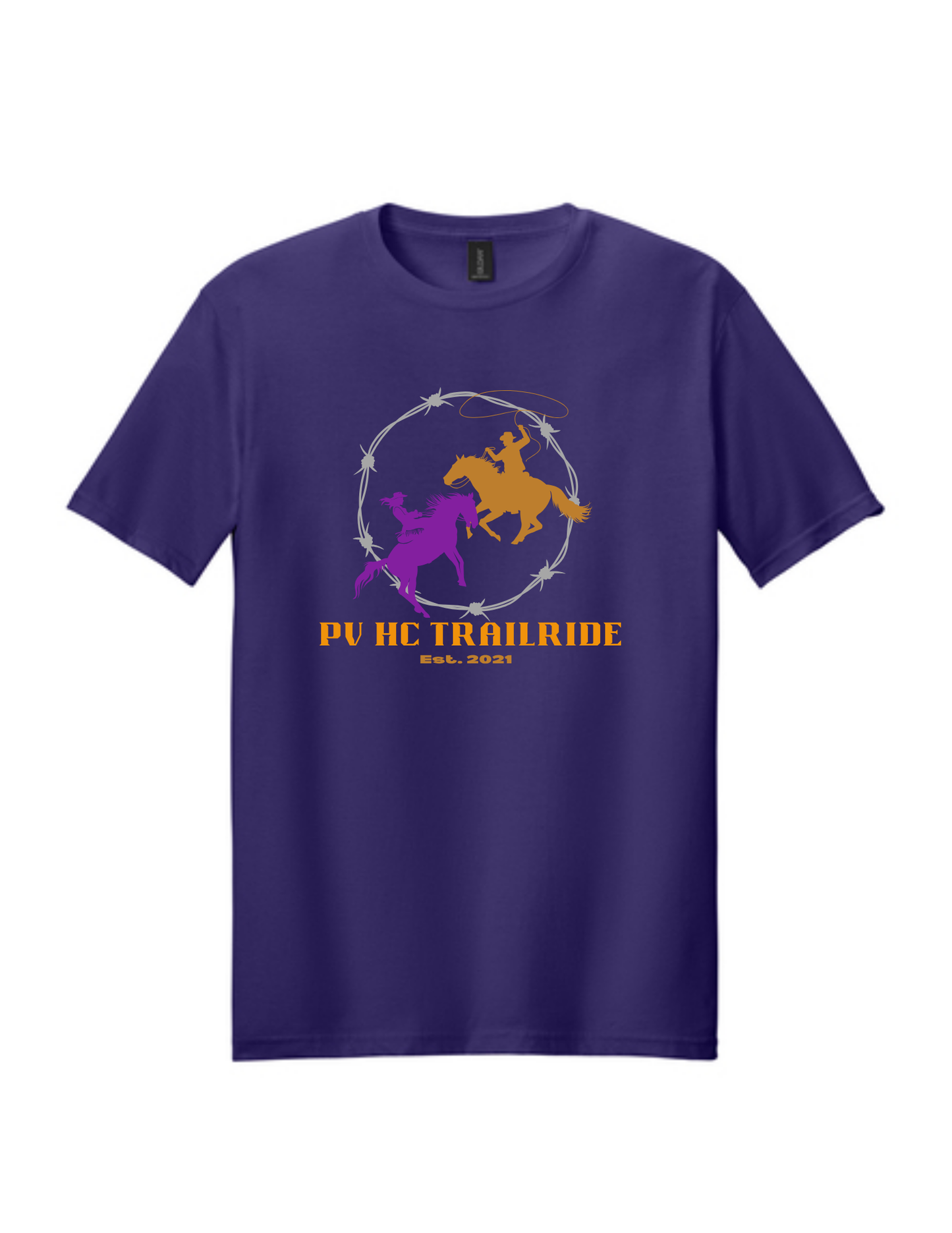Prairie View Trail Riders - PV HC Trail Ride - Cotton Tee