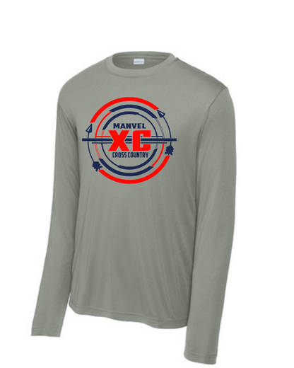 Manvel Cross Country- Manvel Cross Country  Long Sleeve Performance Tee
