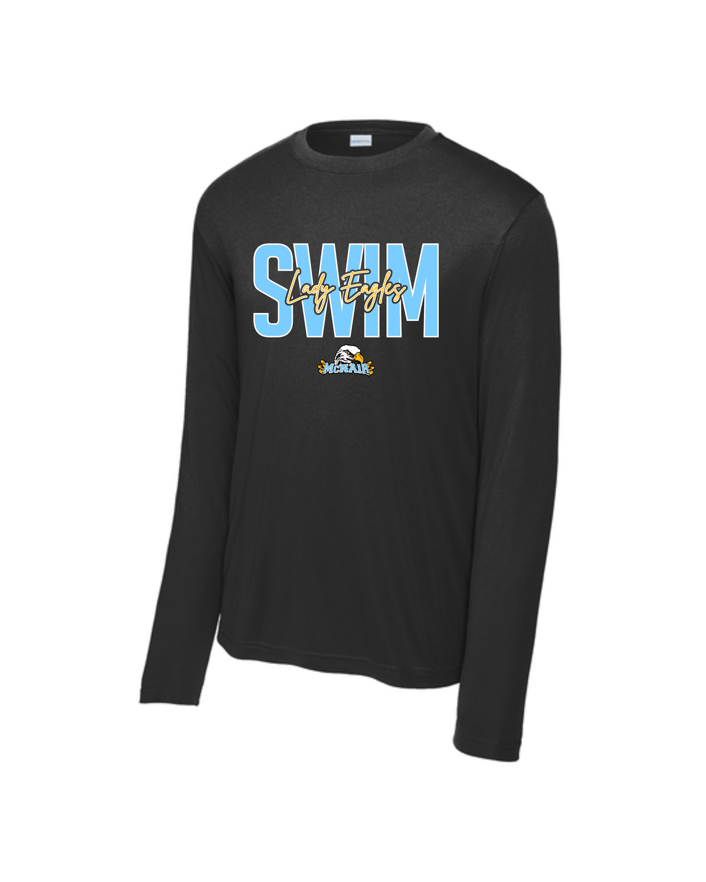 McNair Jr. High - Lady Eagles Swim Performance Long Sleeve