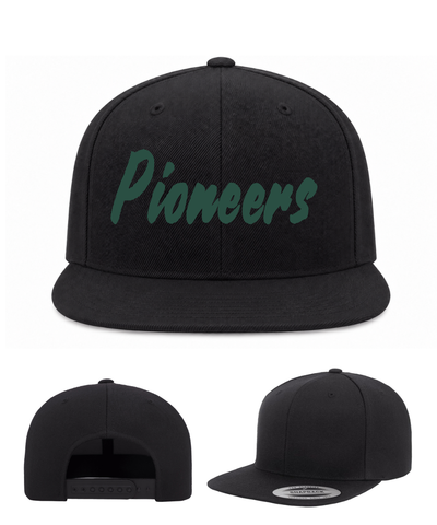Pioneers Spiritwear- Embroidered Pioneers Classic Flat Bill Hat