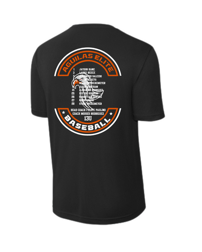 Aguilas Elite-AE Baseball Performance Tee- Black