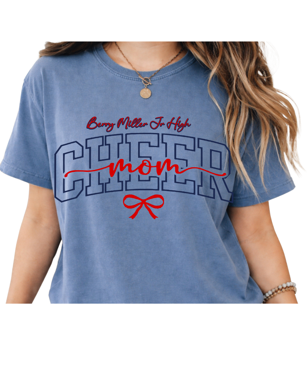 Berry Miller Cheer- Berry Miller Jr High Cheer Custom Script Comfort Colors Tee