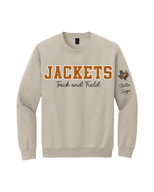 Alvin HS Track and Field - Jackets Track and Field - Crewneck - Sand