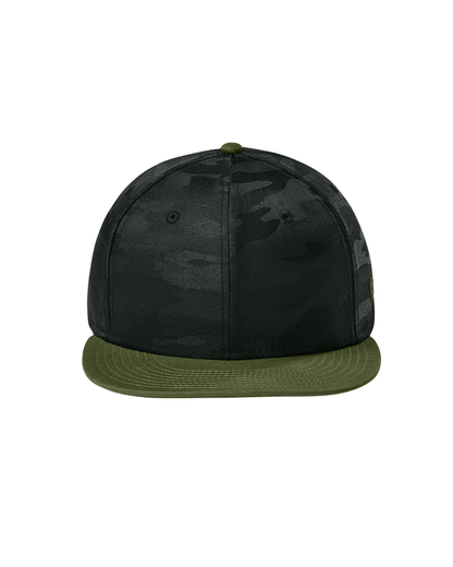 New Era® Camo Flat Bill Snapback Cap
