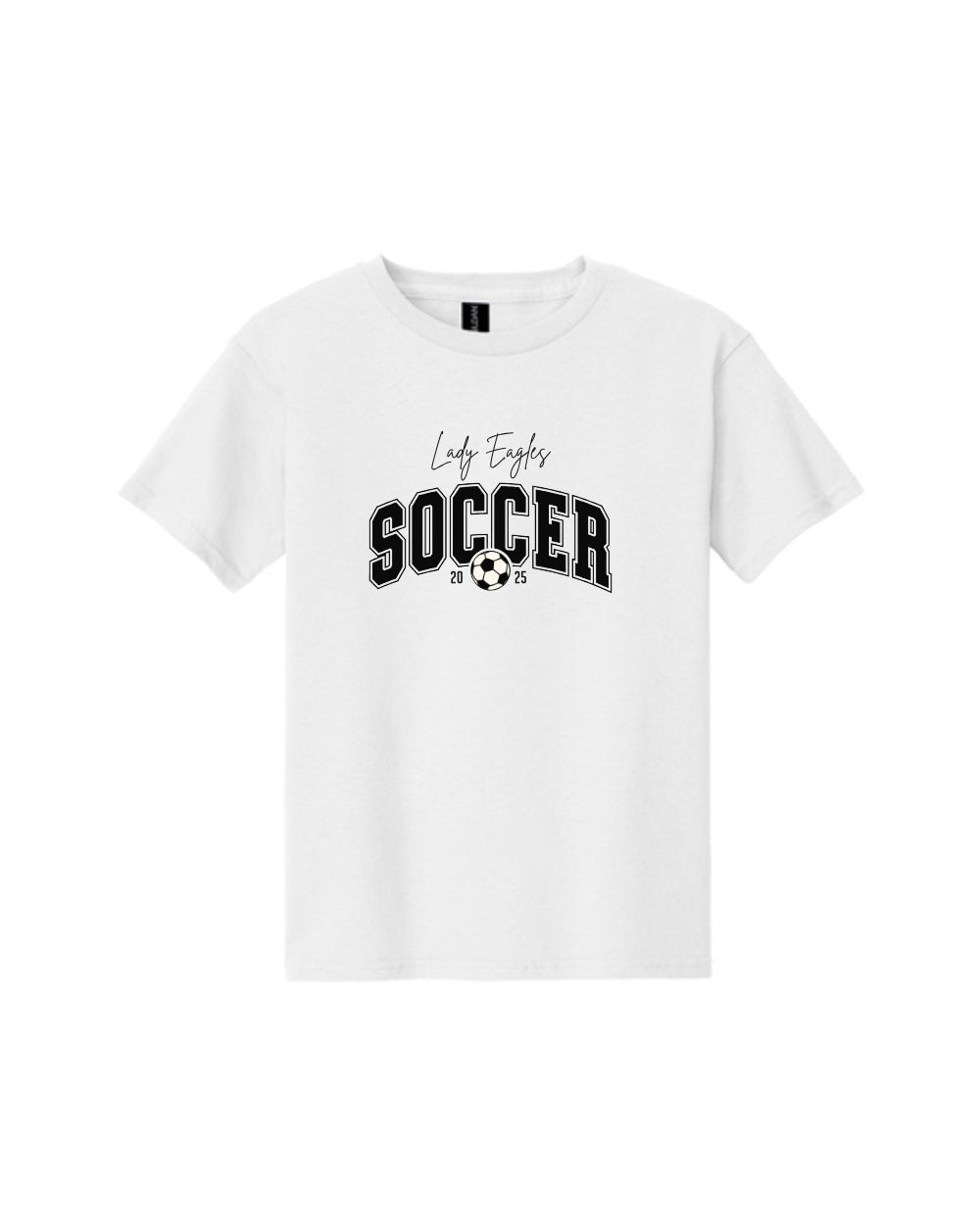 McNair Jr. High - Lady Eagles Soccer Cotton Tee Shirt