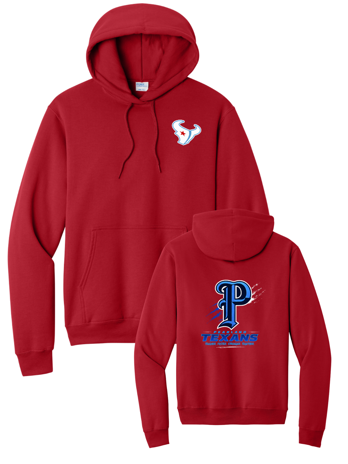 Pearland Texans- Cotton Fleece Hoodie