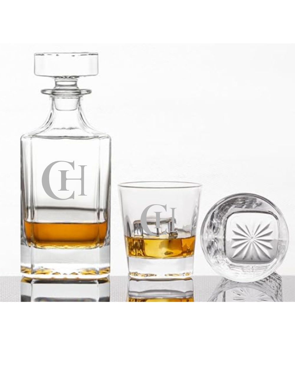 Gift-Personalized Engraved Decanter Set