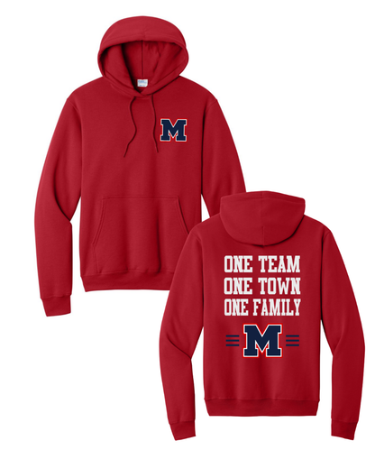 Manvel Cheer - One Team Cotton Fleece Hoodie