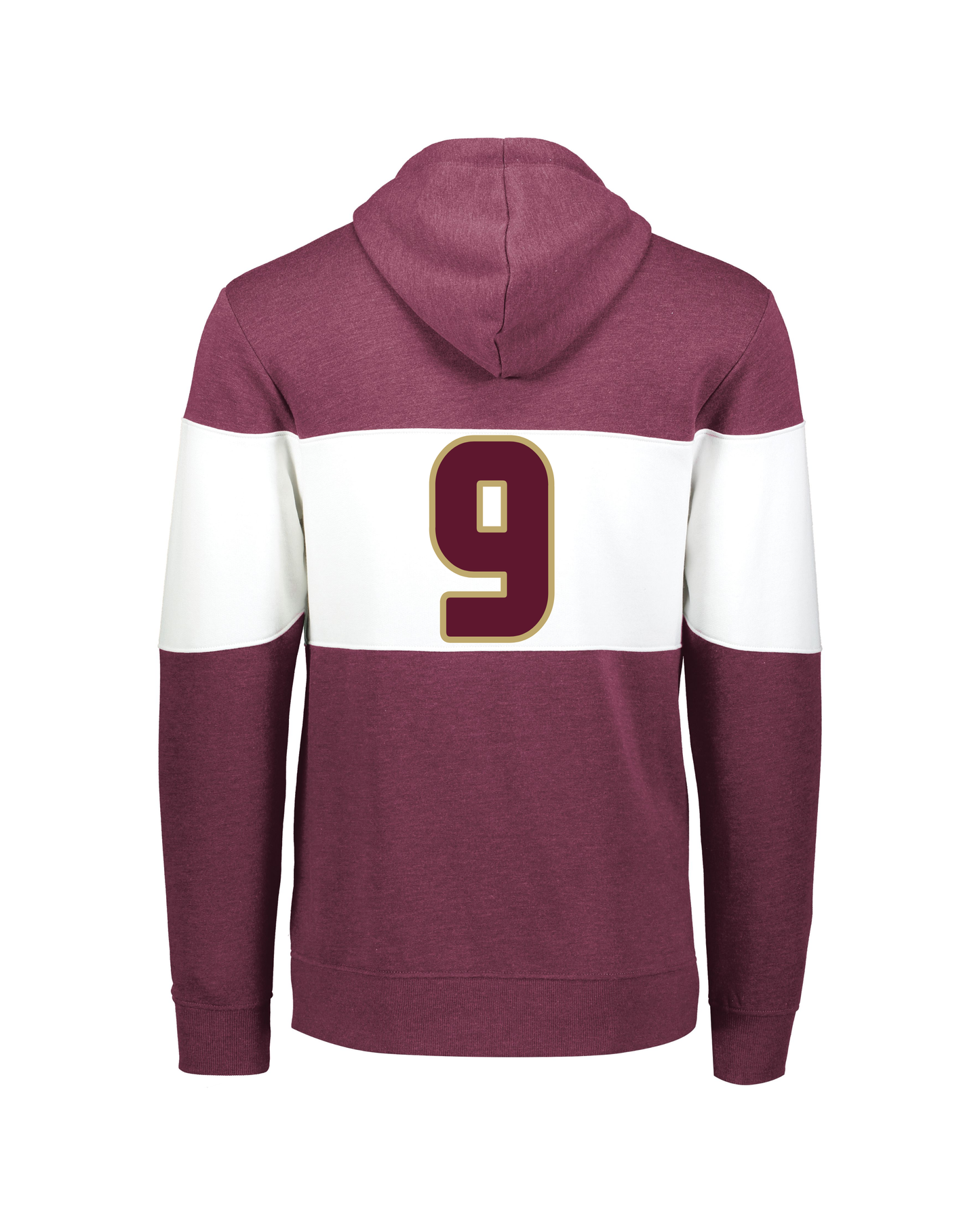 CAT Takeover- All-American Hoodie- Maroon Heather/ White- Cursive TAKEOVER