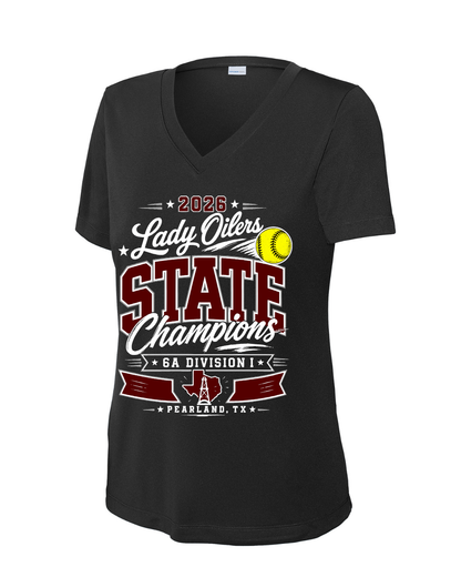 PHS Softball-State Championships Ladies Performance Short Sleeve Tee