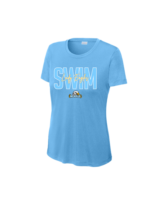 McNair Jr. High - Lady Eagles Swim Performance Short Sleeve
