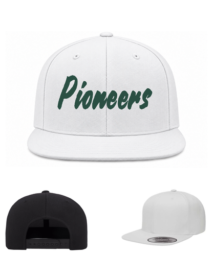 Pioneers Spiritwear- Embroidered Pioneers Classic Flat Bill Hat
