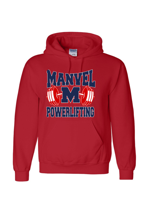 Manvel Powerlifting- Manvel Powerlifting Cotton blend Hoodie