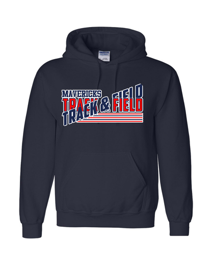 Manvel Track and Field- Mavericks Track and Field Cotton blend Hoodie