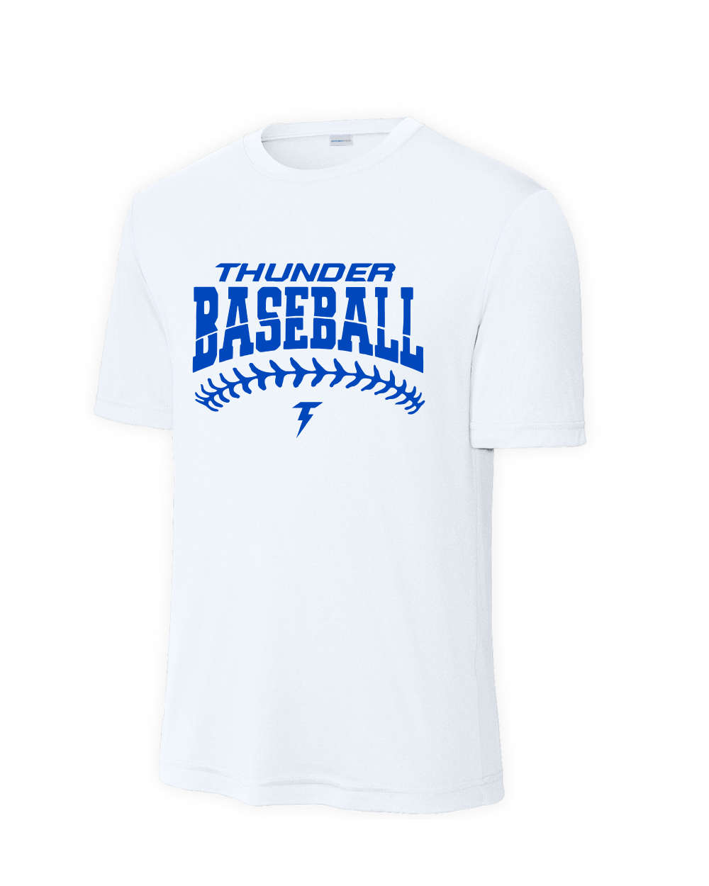Thunder Baseball- Thunder Baseball Stitches Short Sleeve Performance Tee