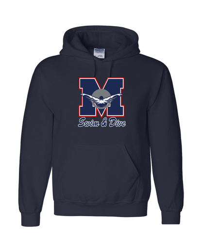 Manvel Swim & Dive- Manvel Swim Cotton blend Hoodie