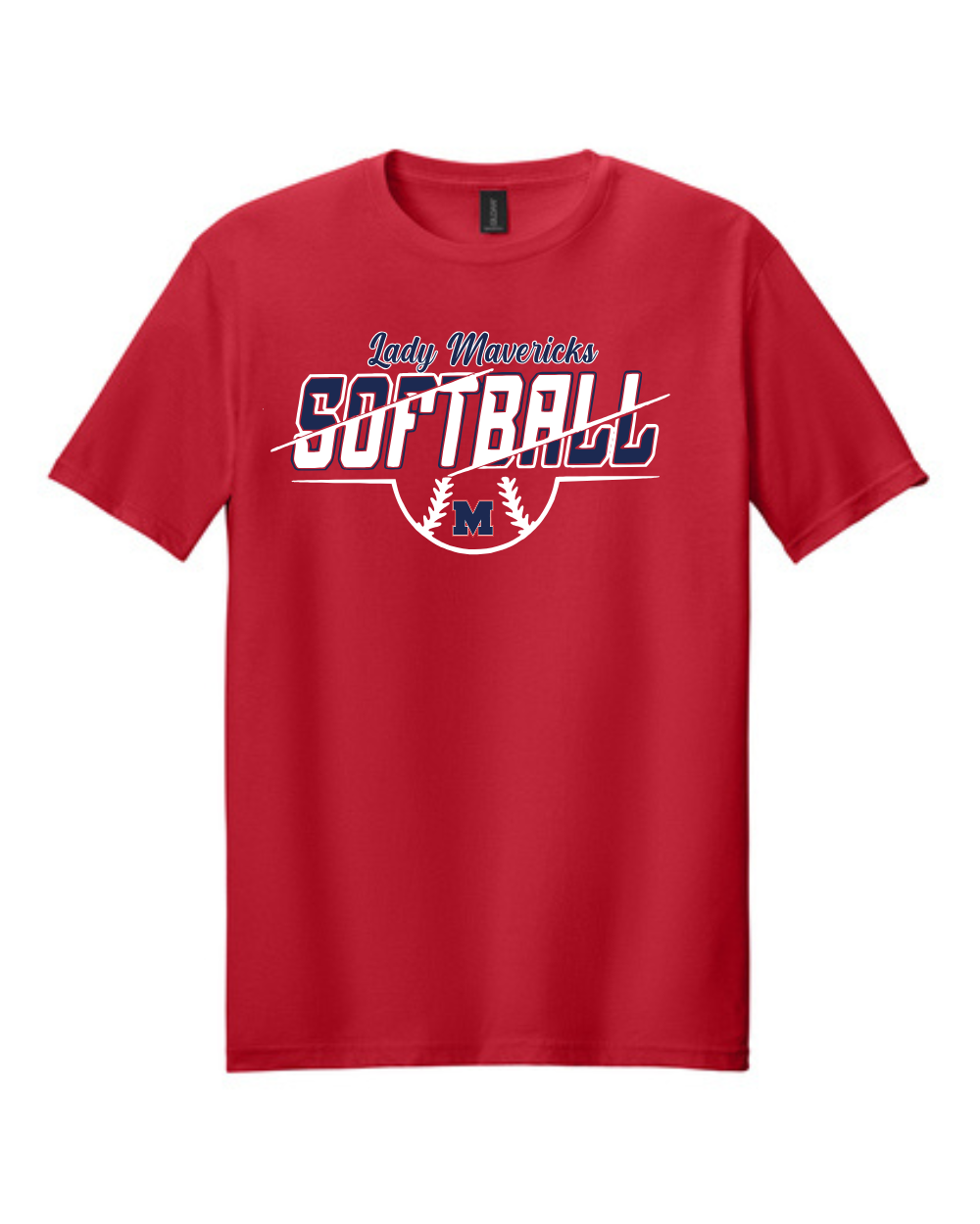 Manvel Softball- Lady Mavericks Softball Cotton Tee