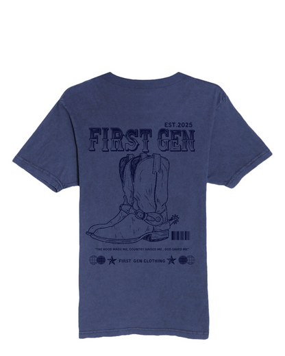 First Gen- First Gen Boots Vintage Tee